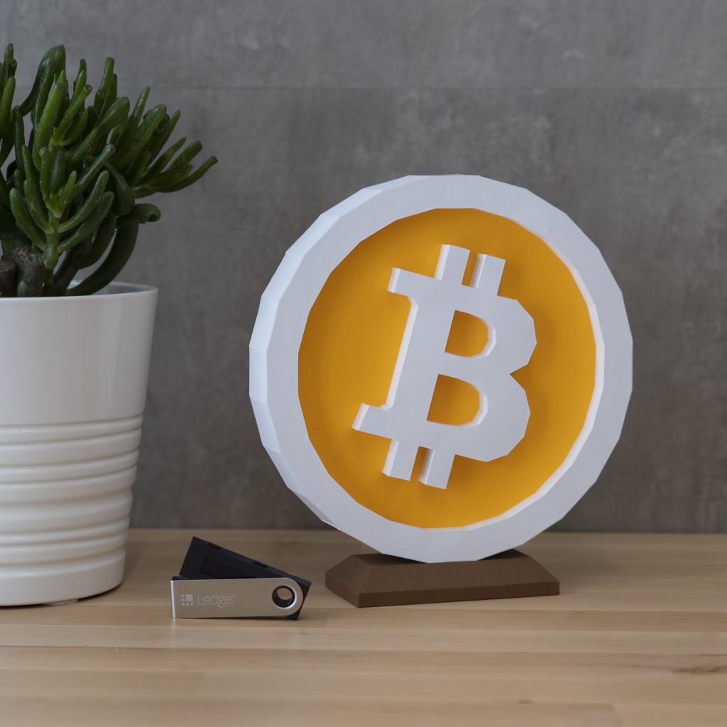 Bitcoin papercraft