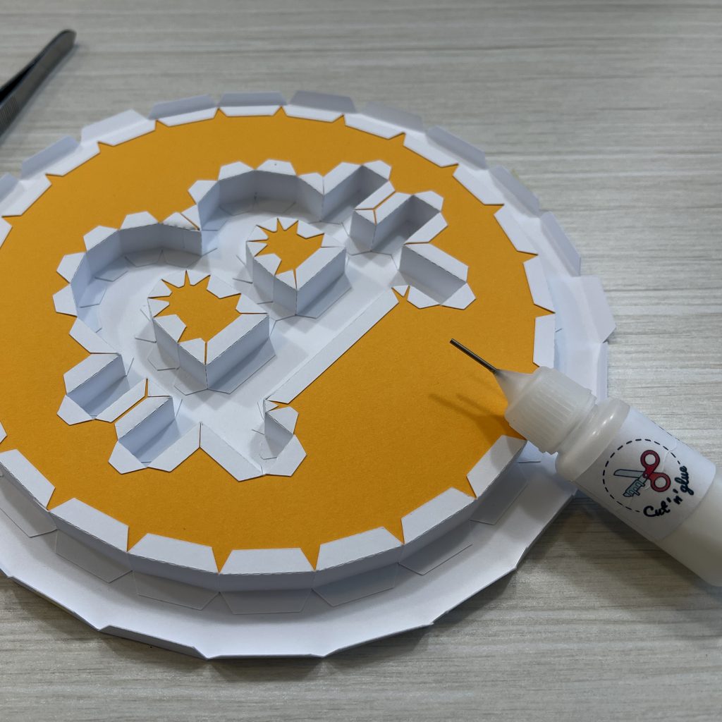 Building of Bitcoin papercraft