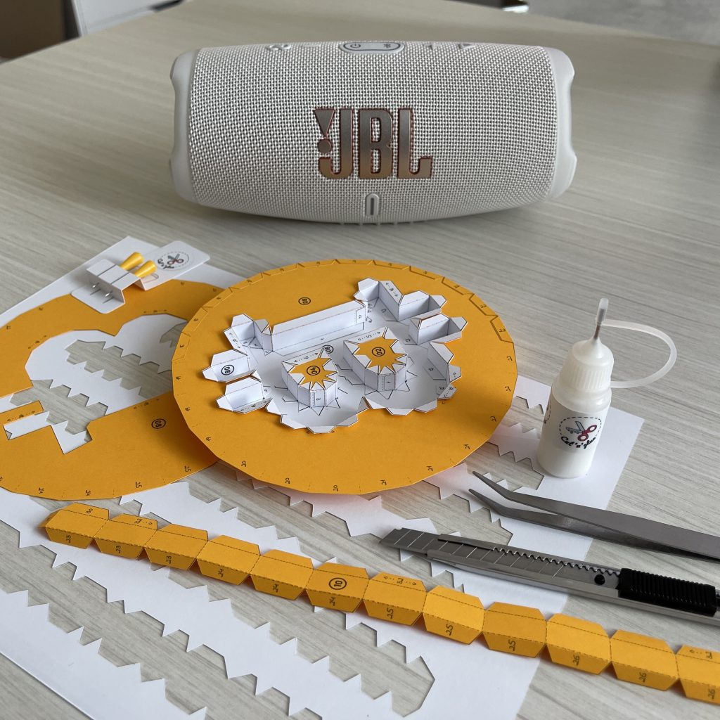 Building of Bitcoin papercraft